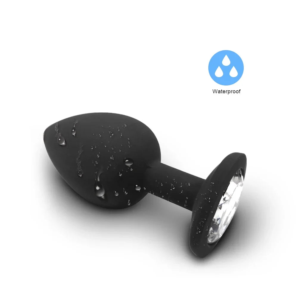 4pcs Soft Silicone Anal Plug Mini Erotic Bullet Vibrator Butt Plug Sex Toy for Men Women Gay Couples Anal Prostate Stimulator