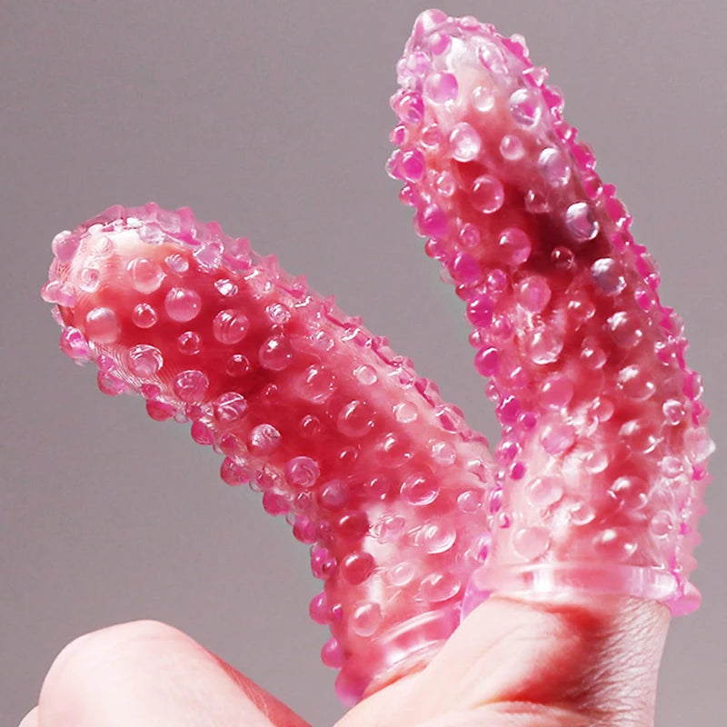 1/2pc G-spot Stimulation Condom Sex Toys For Men 18+ Finger Condone Reusbled Long Delay Ejaculation Penis Sleeve Couple Sex Tool